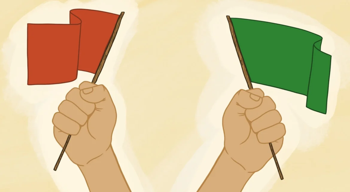 red flag green flag