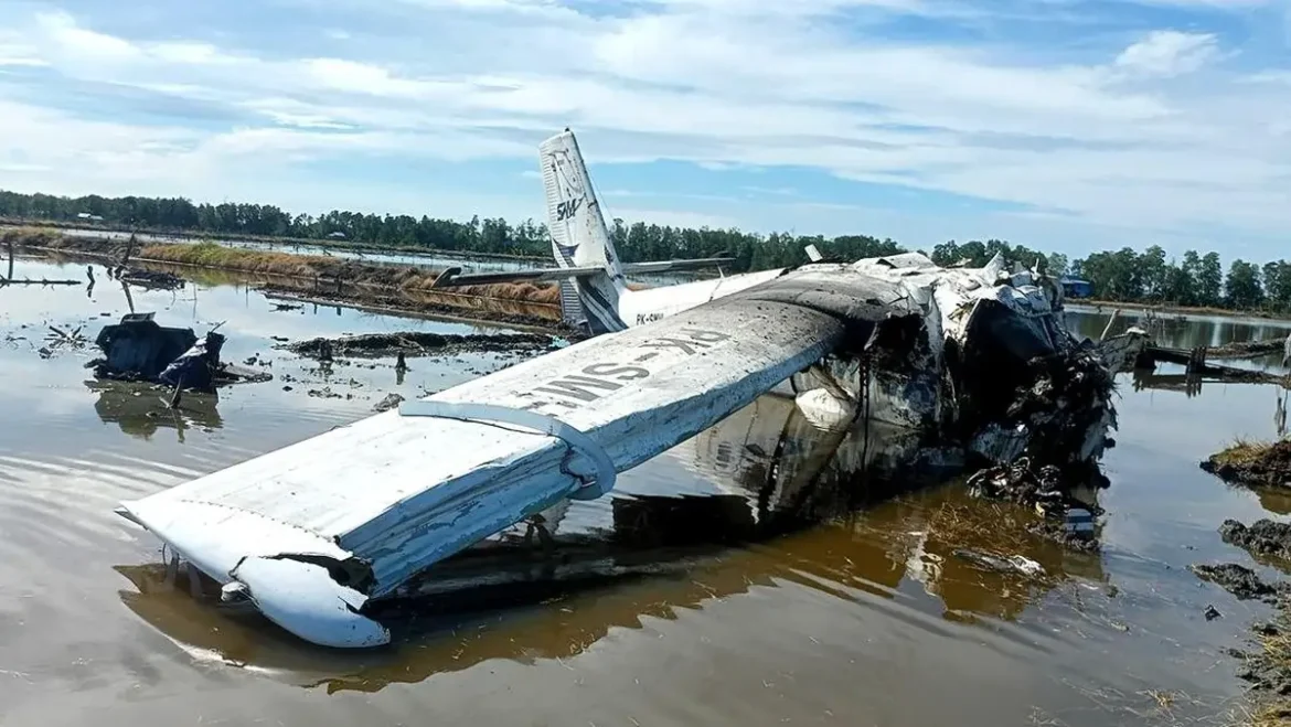 pesawat sam air jatuh